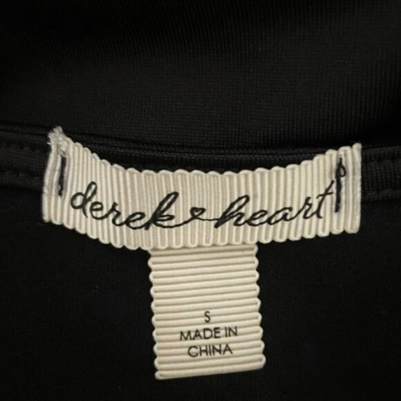 Derek Heart Black Maxi Dress Small Sleeveless Side Slits Cutout Stretch - Picture 6 of 9